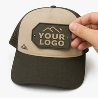Gorra Trucker de 5 Paneles con Parche de Silicona Personalizado, Gorra Snapback con Malla Trasera, Logotipo OEM, Estilo Golf, para Campamento al Aire Libre, Unisex, Venta al Por Mayor