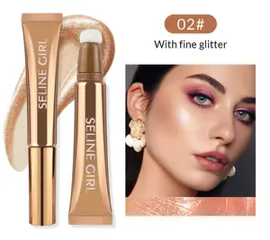 SELINE GIRL 15g Contorno Viso e Corpo con Etichetta Privata, Bronzer Liquido OEM Personalizzabile con il Tuo Logo, con Pennello - Product Image 1