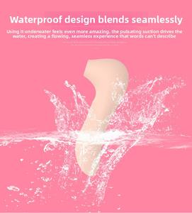 Mini AV Wand vibratore USB ricaricabile G-Spot e dispositivo di aspirazione stimolazione clitoridea - Product Image 4