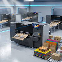 Imprimante Sunthinks SE528 CMYK à passage unique, impression d'emballages de haute qualité, cartons ondulés et boîtes en papier