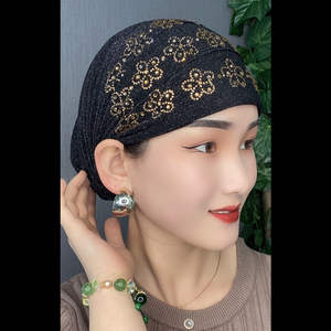 2022 Neues Design Muslimische Frau Stirnband Turban Hut Mode Muslim Hijab Hut - Product Image 2