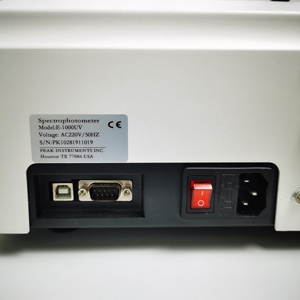 เครื่องวัดสเปกโตรโฟโตมิเตอร์แบบมองเห็นด้วยแสงยูวี รุ่น E-1000UV ราคาประหยัด ช่วงความยาวคลื่น 190-1020 นาโนเมตร แบนด์วิดท์ 4 นาโนเมตร - Product Image 6