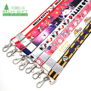 Nhà Cung Cấp Trống An Toàn Ly Khai Tùy Chỉnh In Trắng Polyester Dây Buộc Nàng Tiên Cá Tùy Chỉnh ID Dây Buộc Với Y Tế Chủ Thẻ Anime - Product Image 3