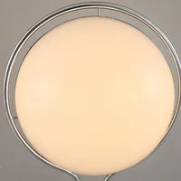 Lampe de table E27 au design moderne, boule en acrylique rotative, métal chromé, salon, chambre d'hôtel, lampe de sol, décoration artistique pour la maison, lumière debout