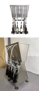Máquinas de llenado de bebidas industriales comerciales, semiautomáticas, 4 unidades principales, filtros de botellas de agua de vidrio de plástico eléctricos para cerveza - Product Image 6