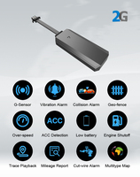 Rastreador GPS 2G con Cable WanWay para Vehículos y Flotas, Rastreo en Tiempo Real, Geocerca, Alarma de Exceso de Velocidad y Vibración, Apagado Remoto del Motor