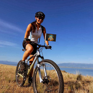 Wholesale Custom 6x8inch Happy Halloween Bicycle <b>Flags</b> Banners Digital Printed with Screw Plastic Flagpole - Product Image 4