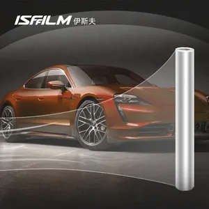 ISF उच्च चमकदार TPU कोटिंग विरोधी खरोंच ऑटो पेंट संरक्षण लपेटकर कीमत पूर्ण शरीर उच्च polyurethane पीपीएफ रोल कार फिल्म
