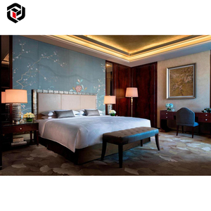 Conjuntos de muebles de hotel de lujo elegantes y modernos, proyecto personalizado para hoteles de 4-5 estrellas, suministros comerciales de metal - Product Image 2