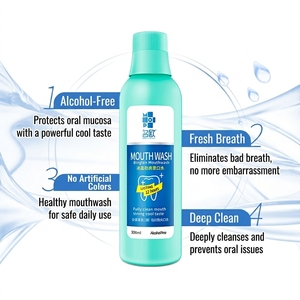 Collutorio Antibatterico Senza Alcool Mingou OEM all'Ingrosso con Fragranza al Tè Verde e Mentolo per l'Alito Cattivo, Formato Regolare - Product Image 3