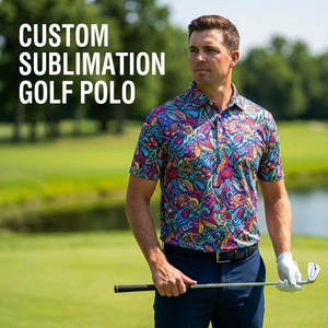 <span class=keywords><strong>2026</strong></span> उच्च गुणवत्ता वाले पुरुषों की गोल्फ पोलो शर्ट कस्टम लोगो त्वरित शुष्क फिट पॉलिएस्टर स्पैन्डेक्स शॉर्ट स्लीव प्रदर्शन गोल्फ शर्ट - Product Image 1