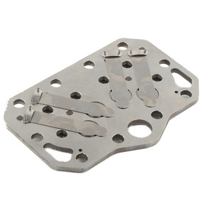 Placa de Válvula para Compresor, Tamaño Mediano, Acero Fundido, Aluminio, Cobre, Ajuste de Equilibrio Bidireccional, Piezas de Refrigeración, Industria Mecánica - Product Image 1