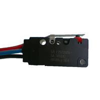 Micro-interrupteur étanche de haute qualité avec fil à souder et micro-interrupteur IP67 à levier pour équipement électronique