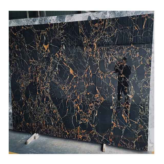 Роскошное украшение интерьера, черная натуральная мраморная плитка для пола и стен