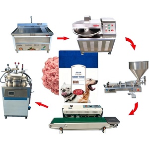 Ligne de production de nourriture humide pour animaux de compagnie à haute efficacité, pour friandises en sachet, aliments en pochette pour chiens et pâtes pour chats - Product Image 2