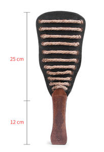 Pala de Madera Antigua BDSM con Mango de Madera y Cuerda de Cáñamo para Atar, Juguetes Sexuales, Pala para Azotes y Juegos Sexuales - Product Image 4