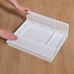 Contenedores Apilables Cuadrados de Plástico PP, Plegables, para <span class=keywords><strong>Armario</strong></span>, Guardarropa, <span class=keywords><strong>Organizador</strong></span> de Almacenamiento para Hogar y Oficina - Product Image 4
