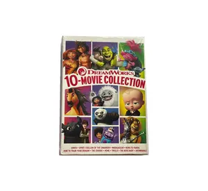 Dreamworks 10 film koleksiyonu 10 disk mevcut koleksiyonu çocuklar film çocuklar için en iyi hediye toptan/perakende fabrika kaynağı