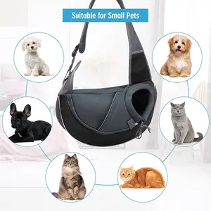 2024 novo produto BSCI fábrica animal cão e gato pet transportadora bolsa de ombro organizador viagens ao ar livre saco para animais de estimação