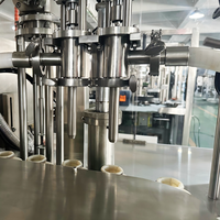 Machine de remplissage de tubes pliables en aluminium pour lotion cosmétique, petit format, prix usine