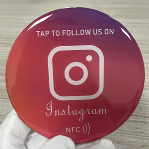 Vòng Epoxy PVC biểu tượng tùy chỉnh URL lập trình RFID <span class=keywords><strong>Tag</strong></span> <span class=keywords><strong>NFC</strong></span> Google xem xét thẻ - Product Image 2