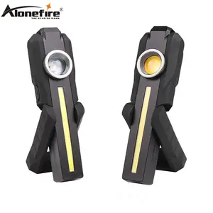 Alonefire Z3 3 in1 LED COB Flashlight Usb Rechargeable Magnetic UV detector lamp Portable multifunction Travel Hike Work Light