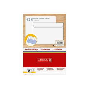 Brunnen Briefumschläge C6 selbstklebend Weiß 25 Stück - Product Image 1