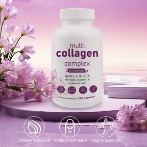 Cápsulas de Colágeno Múltiple para Mujeres con Vitamina C y Biotina, Píldoras de Péptidos de Colágeno para Cabello, Piel y Uñas Saludables para Adultos - Product Image 2