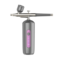 Profesyonel Airbrush vakıf makinesi taşınabilir yüksek basınçlı çift eylem Mini Airbrush kompresörü seti boyama modeli
