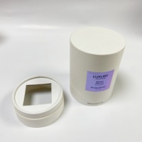 Boîte ronde en papier kraft cylindrique bon marché OEM personnalisée avec impression couleur en gros pour parfum, chocolat, rouge à lèvres, sel de mer, shilajit