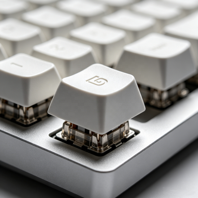 Custom CNC Machined Keycaps POM ABS Metal OEM Profile Laser Engraved Mechanical Keyboard Keycaps