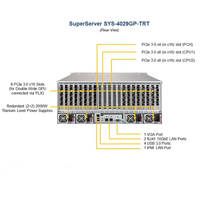 SYS-4029GP-TRT 4U GPU Server Dual Intel Xeon Scalable LGA-3647 24 DIMM DDR4 RECC 8 PCIe GPU Server AI untuk Pelatihan AI dan Pembelajaran Mendalam
