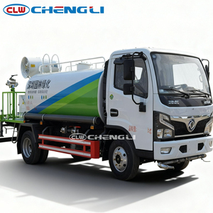 Camión de Riego Ligero de 5000L con Volante a la Derecha, 4X2, para Control de Polvo en Carreteras Municipales - Product Image 1