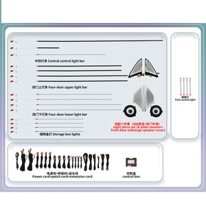 Upgrade Symphony LED <b>Car</b> <b>Interior</b> Ambient Light for BMW 5 Series G30 G31 G38 Speaker Cover Strip Decoration <b>Accessories</b> - Product Image 1