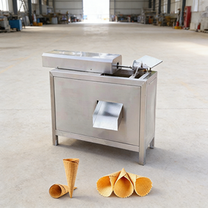 Machine automatique de fabrication de cornets de glace et de gaufrettes, ligne de production de cornets de sucre de différentes formes, <span class=keywords><strong>prix</strong></span> coût usine - Product Image 3