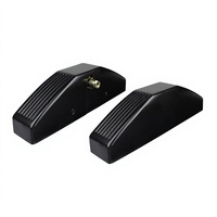 Nouvelle barre anti-panique sans clé rouge et noire économique anti-touch pour porte à battant simple 1 point