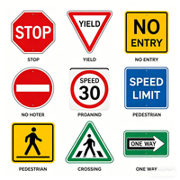 Panneaux de signalisation routière conformes aux normes australiennes AS/NZS avec film réfléchissant de quatrième catégorie, taille 600 mm, pour la construction en Australie
