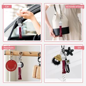 Portachiavi per lucidalabbra e rossetto con tappo in silicone portatile, ideale per portafoglio, chiavi e <span class=keywords><strong>zaino</strong></span> - Product Image 6