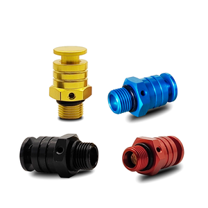 Noyau de soupape de sécurité d'échappement rapide pneumatique fileté M6 personnalisé interrupteur manuel à dégagement rapide de type poussoir décompression de dégagement d'air - Product Image 4