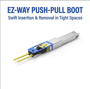 Connecteur KEXINT 800G MPO-PLUS EZ-Way, connecteur à fibres optiques haute densité Push-Pull pour centre de données IA OSFP QSFP-DD - Product Image 3