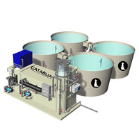 Système d'Aquaculture en Recirculation à Haute Efficacité de 10 Tonnes, Empreinte de 15 m³ – Prix Équipement d'Élevage Piscicole
