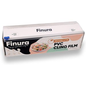 Film alimentaire PVC 18 pouces x 1000 pieds, qualité alimentaire, avec coupe-film gratuit pour usage domestique et restauration - Product Image 3