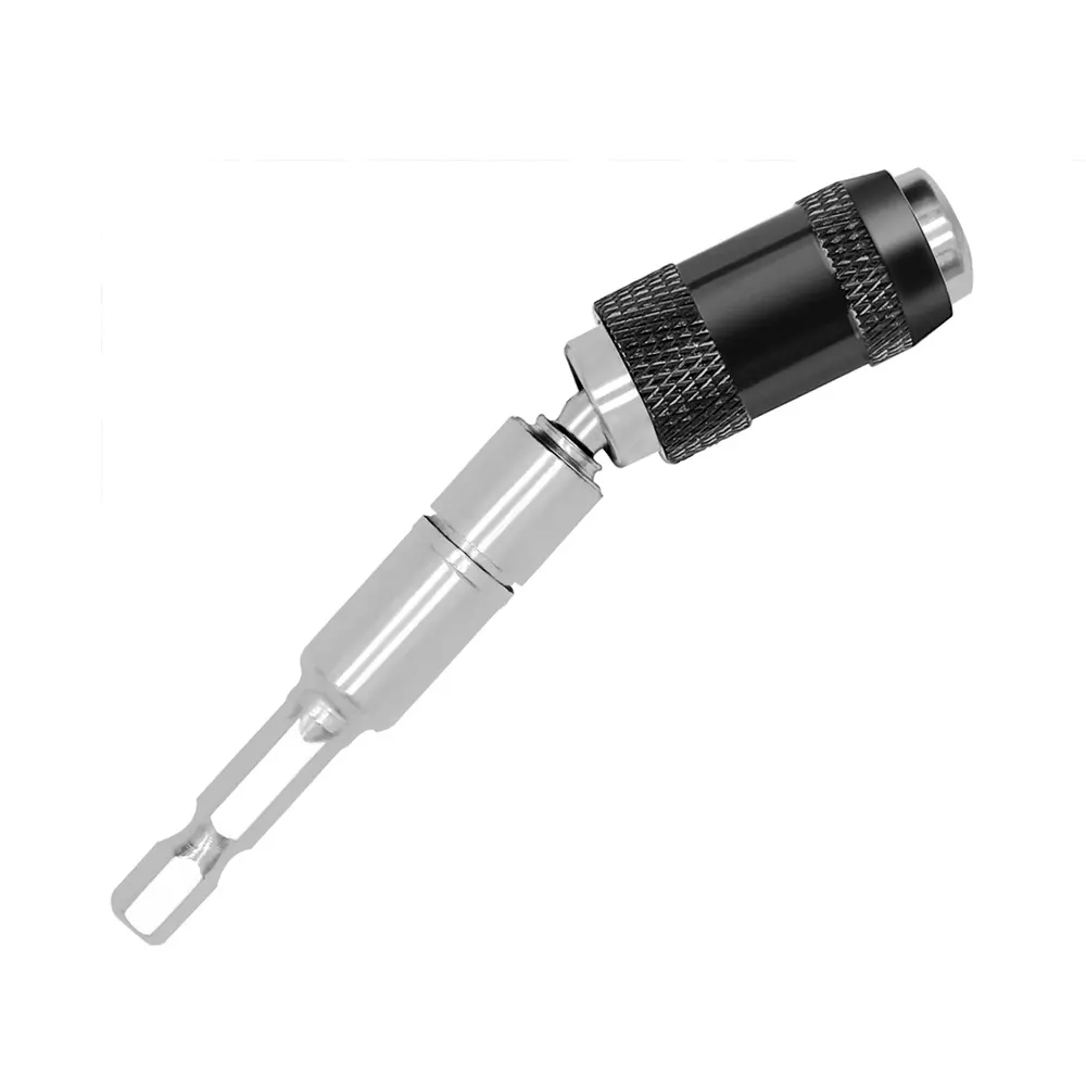 Adjustable Extension Rod Quick Release Drill Bit Holder Magnetic Screwdriver Bit Holder Pivoting Bit Tip Holder