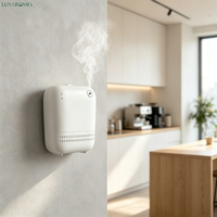 Diffuseur d'arômes mural silencieux AE109 de 150 ml à piles, nébuliseur à air froid, solution de parfumage pour bureaux commerciaux et usines