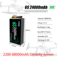 Qiqi-2025 Vente en gros de batteries lithium-ion à semi-conducteurs à haute densité énergétique 24000mAh 17500mAh 88000mAh, adaptées aux drones