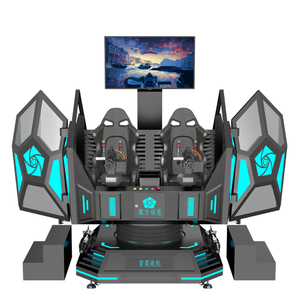 9D Dinosaur Paradise <span class=keywords><strong>VR</strong></span> Gatling Simulator Machine de jeu d'arcade d'intérieur avec verre et métal pour un usage professionnel - Product Image 1