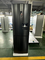 Réfrigérateur-congélateur domestique 318L, conception OEM, No Frost, avec distributeur d'eau, option double porte, congélateur bas, 2 portes