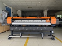 Machine d'impression publicitaire grand format 2.0m Imprimante à éco-solvant Imprimante numérique Xp600 Rouleau à rouleau Sublimation bannière