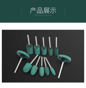 Vibratite-cabezales abrasivos para <span class=keywords><strong>Dremel</strong></span>, juego de cabezas de piedra abrasiva, puntas de rueda de molienda, herramienta rotativa, 24 piezas - Product Image 2