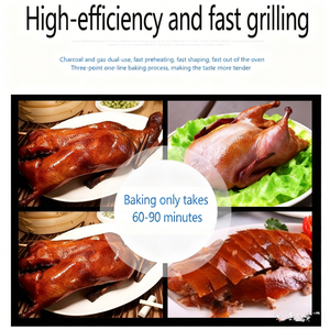 Horno Comercial de Gas de 220V de Alta Productividad para Asar Patos, de Acero Inoxidable, para <span class=keywords><strong>20</strong></span>-24 Piezas, para Restaurantes <span class=keywords><strong>y</strong></span> Hoteles - Product Image 4